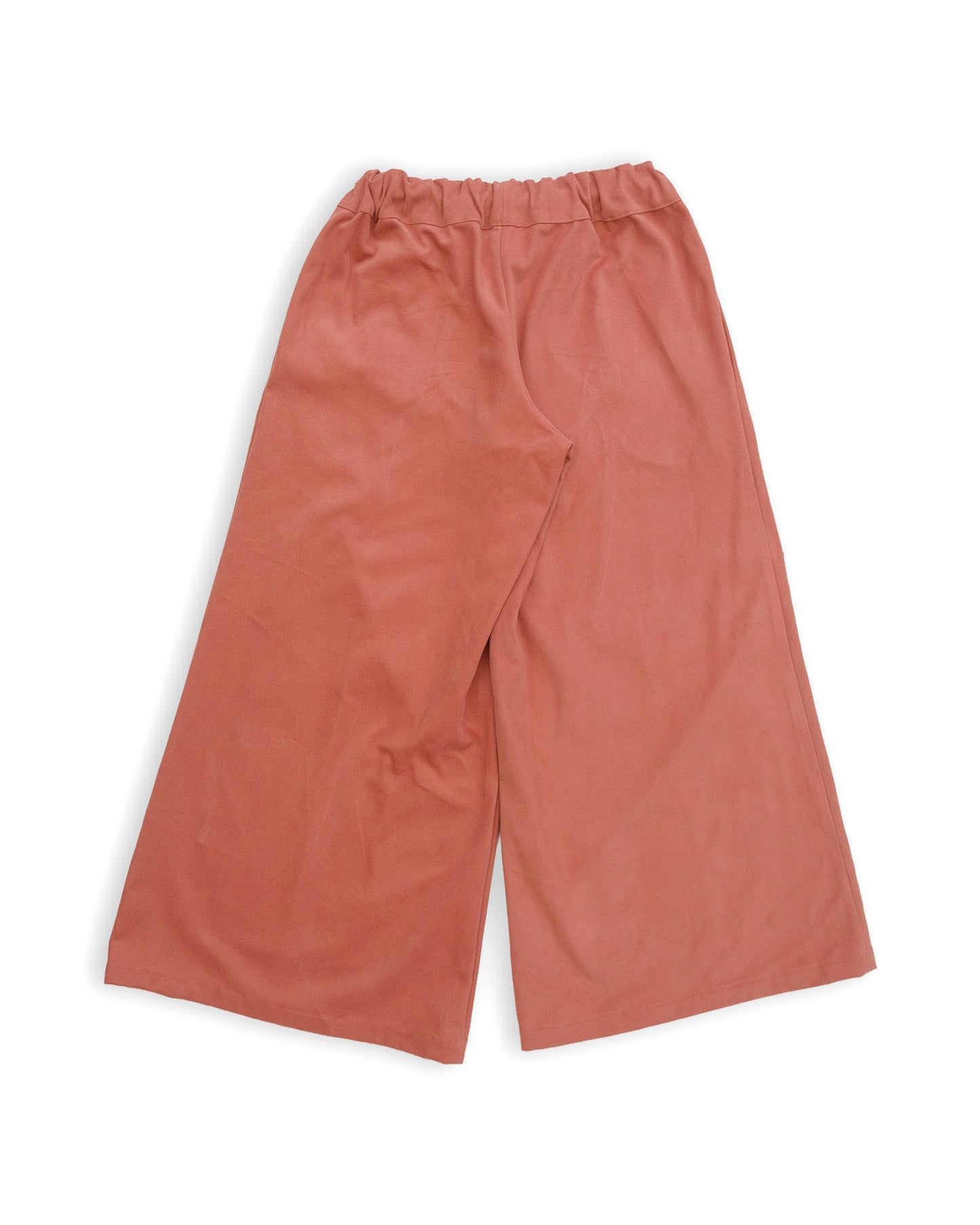 Wide Leg Pleated Trousers Dusty Pink