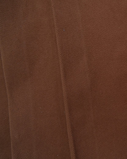 Wide Leg Pleated Trousers Russet